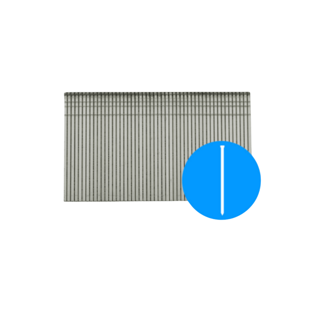 BeA SK 400 brads, 45 mm galvanized steel, smooth shank with shrink head for secure fastening in woodworking, trim work, and furniture making.
