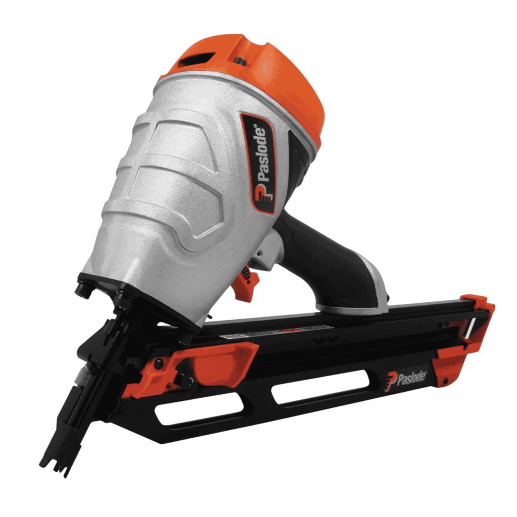Paslode PF350S pneumatic strip framing nailer, 50–90 mm nails, 3.88 kg, 5.5–8.3 bar — Air Gun Services NZ
