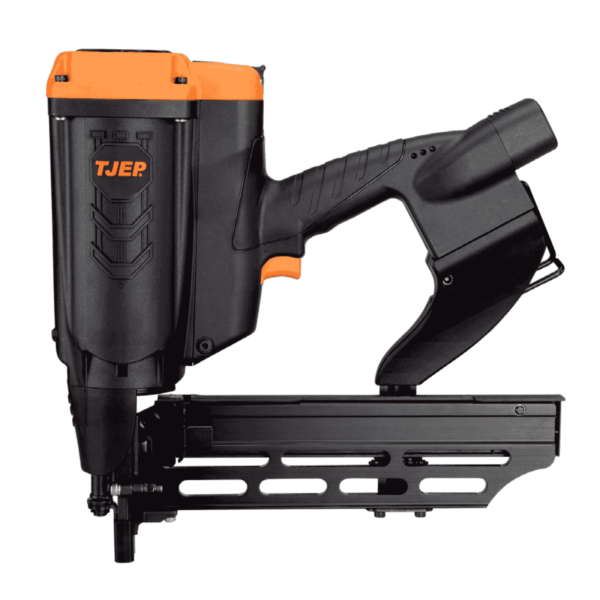 TJEP PQZ-75 cordless gas stapler, 35–75 mm staples, adjustable depth, 3.96 kg — Air Gun Services NZ