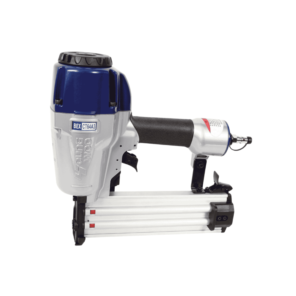 Youngwoo BEX CT64A3 Concrete T-Nailer 18–64 mm (also 16ga brads) — Air Gun Services NZ